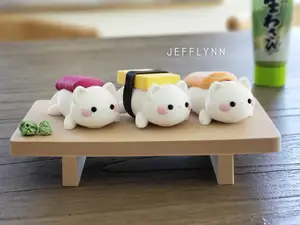Sushi cat / kitten (plate included)