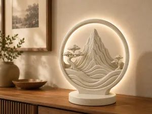 Mountain Landscape Statue – Nature Inspired Decor