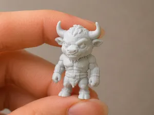 Mini Minotaur – Fast Print Model