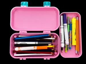 Larger Pencil Case with Removable Organizer Tray