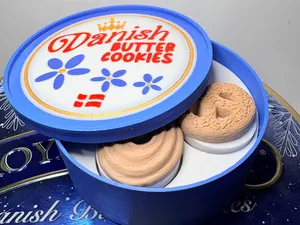 Danish Cookie Tin Fidget Clicker Toy - 4 Clickers!