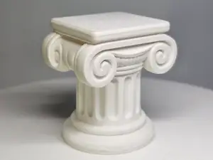 Mini columna clásica jónica – Soporte decorativo