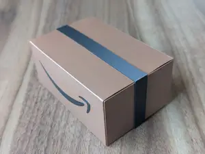 Foldable Amazon cardboard box for giftcard
