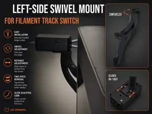 Adjustable H2C/H2D Filament Track Switch Bracket