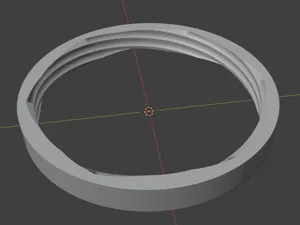 Jar Thread Insert – 82 mm Lid, 6‑Lug Twist‑Off 
