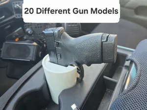 Cup Holder Gun Holster