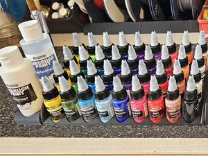 air brush paint holder