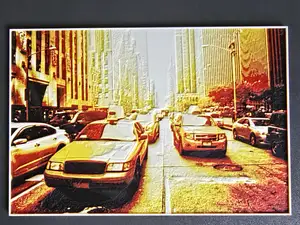Taxi in der Stadt