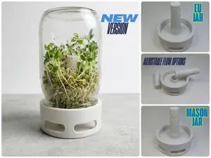 Sprouting Jar System (EU & Mason Jar) V2