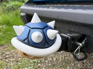 Koopa Shell Trailer Hitch Cover from Mario Kart