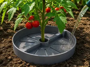 Vegetable plant crater for allotment. Customizable