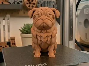 Pug Statue