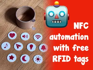 Custom NFC Automation with Cardboard Spool RFID