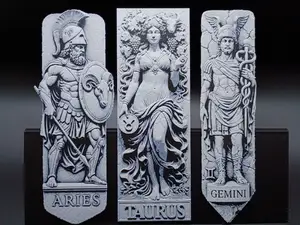 Zodiac - Aries, Taurus, Gemini Bookmark