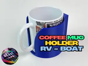 Coffee Mug Tea Cup Holder For Boat, Caravan & RV