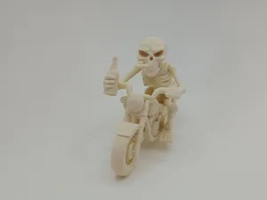 Skelett Motorrad mit Flasche – Death Rider Deluxe