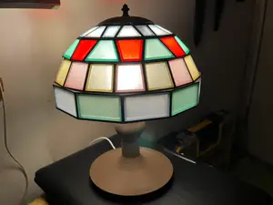 Tiffany Style Stained Glass Table Lamp