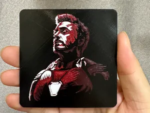 iron man hueforge refrigerator sticker 钢铁侠多色打印冰箱贴