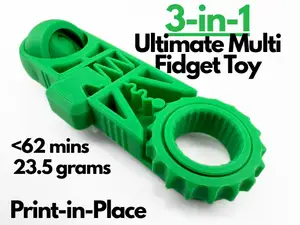 3-in-1 Ultimate Multi Fidget Toy (Print in Place)