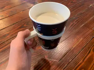 Paper cup handle/holder