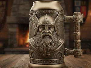 Viking King Cup Holder Mug 