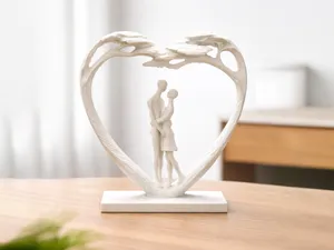 Heart Sculpture Elegant Love