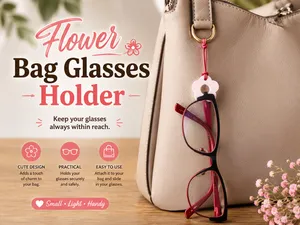 [THE ORIGINAL] Flower Bag Glasses Holder