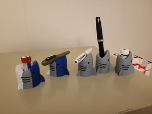 Shark Pen & Ink Holder