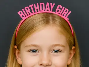 Birthday Girl Headband for Kids & Adults Party