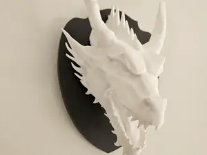 Wall Mounted Dragon Head 