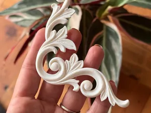 Decorative elegant corner ornament for diy