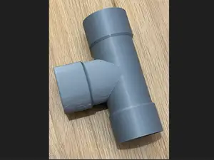 Parametric 3-way pipe Y or T connector