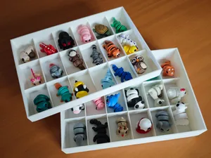 Mini-Animals Display Tray Stackable (zou3d,others)