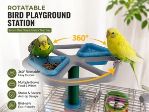 Carousel Bird Feeder & Interactive Toy