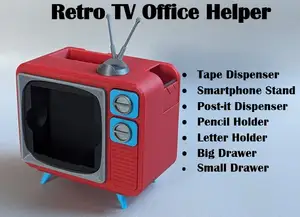 Retro TV Office Helper