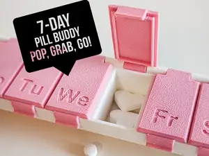 Pop Grab Go! Weekly pill organizer