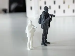 Miniature Photographer/Tourist for your Diorama