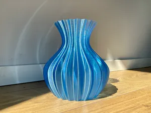 Transparent Water tight Pattern Vase