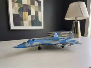 Sukhoi Su-57 Felon Fighter Jet Camo Aircraft Model