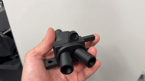 Vacuum Y Connector with Slide Valve (20mm Hose)