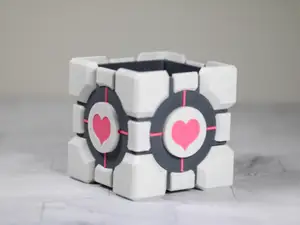 Portal Companion Cube Planter