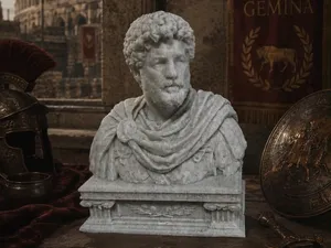Marcus Aurelius – Stoic Roman Emperor Bust