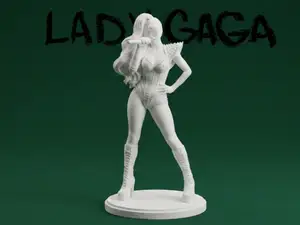 Lady Gaga – Stylized Pop Icon Figurine