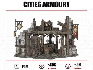 Gothic Cities Armoury - Fantasy Wargame Terrain