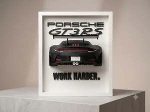 Wall Art Frame for GT3 rs key hanger NO AMS 