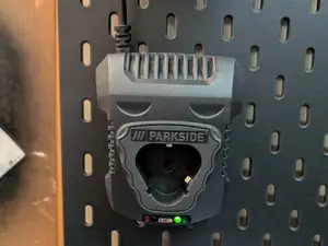 IKEA Skadis battery charger holder Parkside 12V