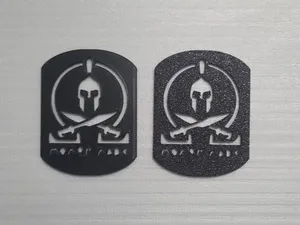 Molon Labe badge - Ancient Greek
