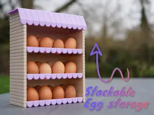 Etage à oeufs empilable