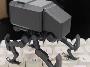AT-AT inspired walker robot (7.2cm tall)