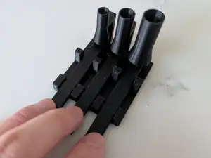 3 piano keys mechanism with Varying Djembe sizes